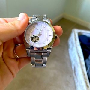 Pink Fossil Watch